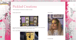 Desktop Screenshot of pickledcreations.blogspot.com