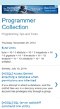 Mobile Screenshot of programmer-collection.blogspot.com
