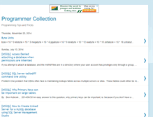 Tablet Screenshot of programmer-collection.blogspot.com