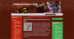 Desktop Screenshot of download-bangla-song.blogspot.com