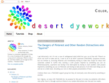 Tablet Screenshot of desertdyeworks.blogspot.com