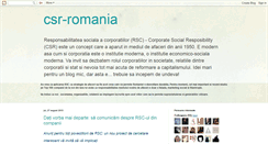 Desktop Screenshot of csr-romania.blogspot.com