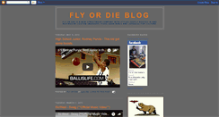 Desktop Screenshot of flyordieblog.blogspot.com