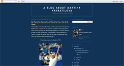 Desktop Screenshot of navratilova.blogspot.com