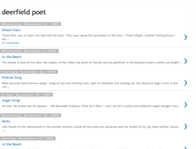 Tablet Screenshot of deerfieldpoet.blogspot.com