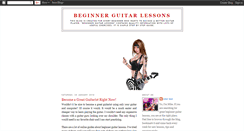 Desktop Screenshot of beginner-guitarlessons.blogspot.com