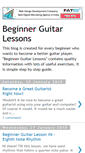 Mobile Screenshot of beginner-guitarlessons.blogspot.com