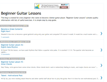 Tablet Screenshot of beginner-guitarlessons.blogspot.com