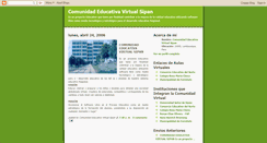 Desktop Screenshot of comunidadeducativavirtualsipan.blogspot.com