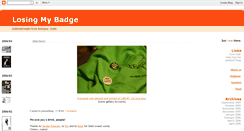 Desktop Screenshot of losingmybadge.blogspot.com