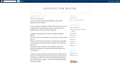 Desktop Screenshot of diggingforwater.blogspot.com