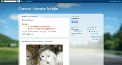 Desktop Screenshot of chennaihamster.blogspot.com