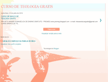 Tablet Screenshot of cursodeteologiagratuito.blogspot.com