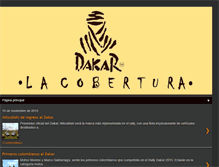 Tablet Screenshot of coberturadakar.blogspot.com
