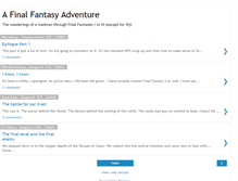 Tablet Screenshot of finalfantasyadventure.blogspot.com