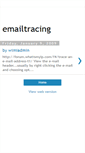 Mobile Screenshot of emailtracings.blogspot.com