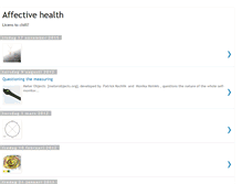 Tablet Screenshot of affectivehealth.blogspot.com