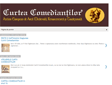 Tablet Screenshot of curteacomediantilor.blogspot.com