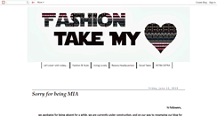 Desktop Screenshot of fashiontakemyheart.blogspot.com