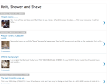 Tablet Screenshot of knitshowerandshave.blogspot.com