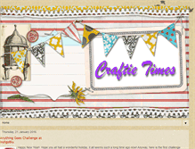 Tablet Screenshot of craftietimes.blogspot.com