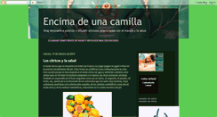 Desktop Screenshot of encimadeunacamilla.blogspot.com