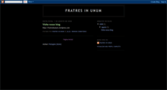 Desktop Screenshot of fratresinunum.blogspot.com