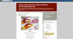 Desktop Screenshot of anishakoleksikristal.blogspot.com
