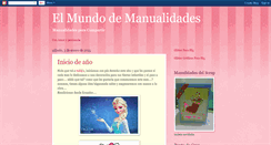 Desktop Screenshot of mundo-de-manualidades.blogspot.com