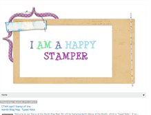 Tablet Screenshot of iamahappystamper.blogspot.com