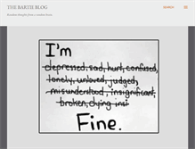 Tablet Screenshot of bartieblog.blogspot.com