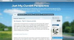 Desktop Screenshot of justmycurrentperspective.blogspot.com