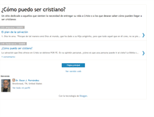 Tablet Screenshot of comopuedosercistiano.blogspot.com