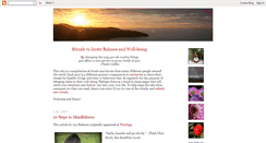 Desktop Screenshot of healthylivingrituals.blogspot.com