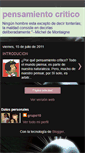 Mobile Screenshot of pensamientocriticocide.blogspot.com