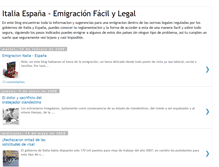 Tablet Screenshot of emigracion-ita-esp.blogspot.com