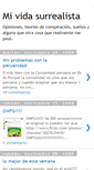 Mobile Screenshot of mi-vida-surrealista.blogspot.com