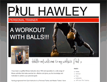 Tablet Screenshot of paulhawleyfitness.blogspot.com