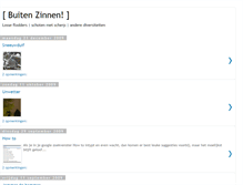 Tablet Screenshot of buiten-zinnen.blogspot.com