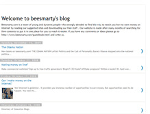 Tablet Screenshot of beesmarty.blogspot.com