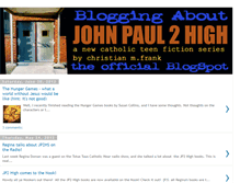 Tablet Screenshot of johnpaul2high.blogspot.com