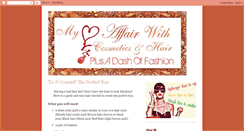 Desktop Screenshot of cosmeticandhairaffair.blogspot.com