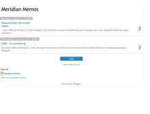 Tablet Screenshot of meridianmemos.blogspot.com