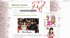 Desktop Screenshot of momoiro-clover.blogspot.com