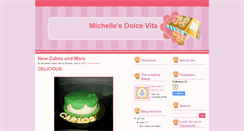 Desktop Screenshot of michellesdolcevita.blogspot.com