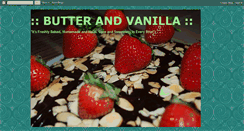 Desktop Screenshot of butterandvanilla.blogspot.com