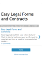 Mobile Screenshot of easy-legal-froms.blogspot.com