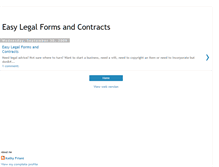 Tablet Screenshot of easy-legal-froms.blogspot.com