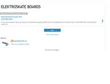 Tablet Screenshot of elektroskateboards.blogspot.com