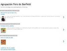 Tablet Screenshot of agrupacionforodebanfield.blogspot.com